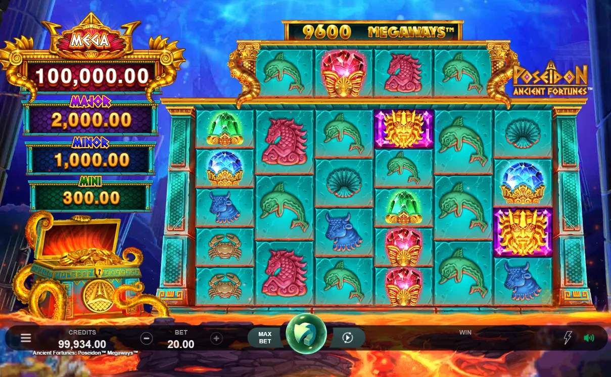Ancient Fortunes Poseidon Megaways