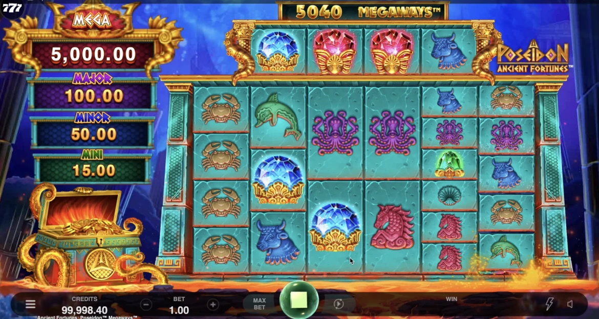 Ancient Fortunes Poseidon Megaways